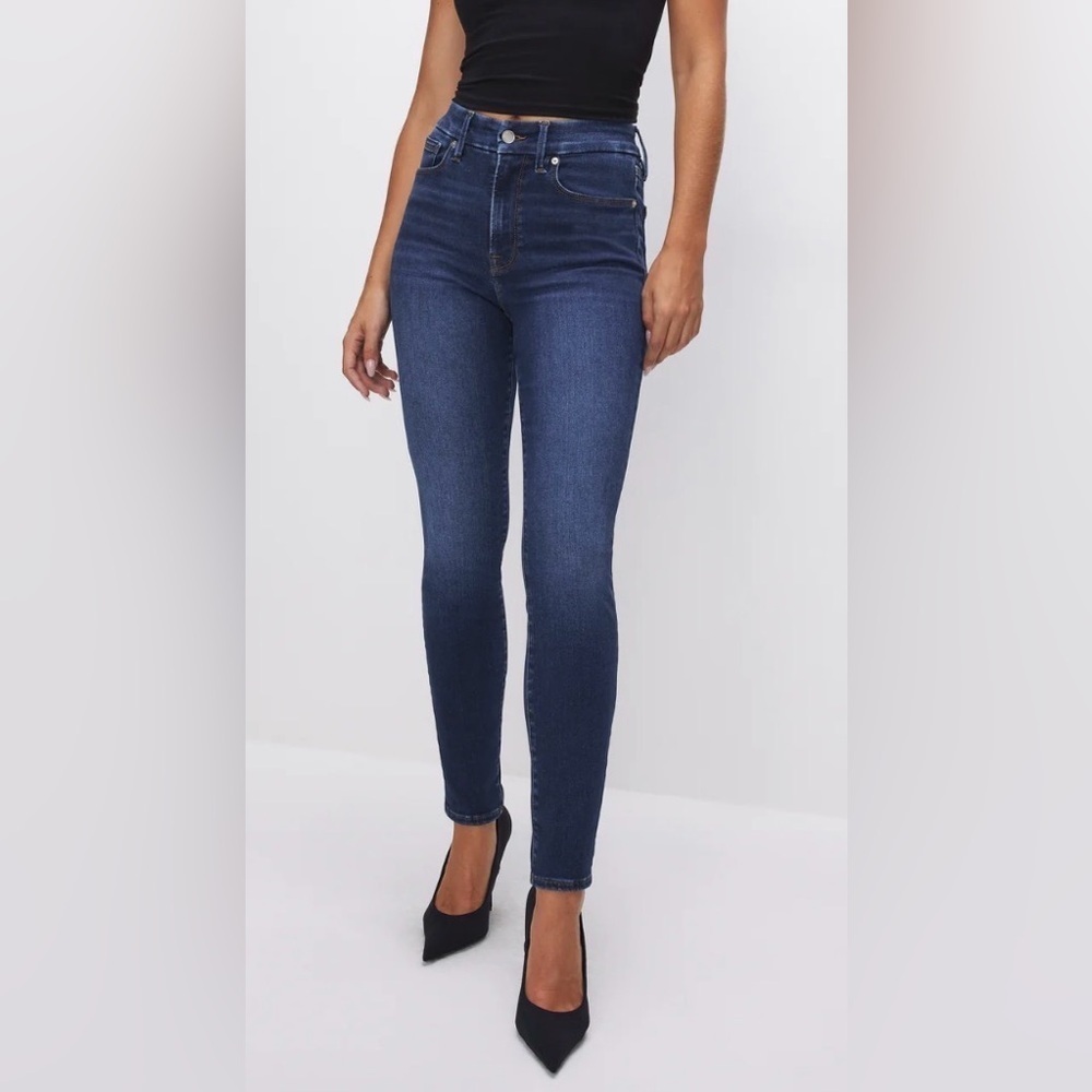 GOOD AMERICAN GOOD LEGS SKINNY JEANS Size 8 Minimialist Classic Kardashian